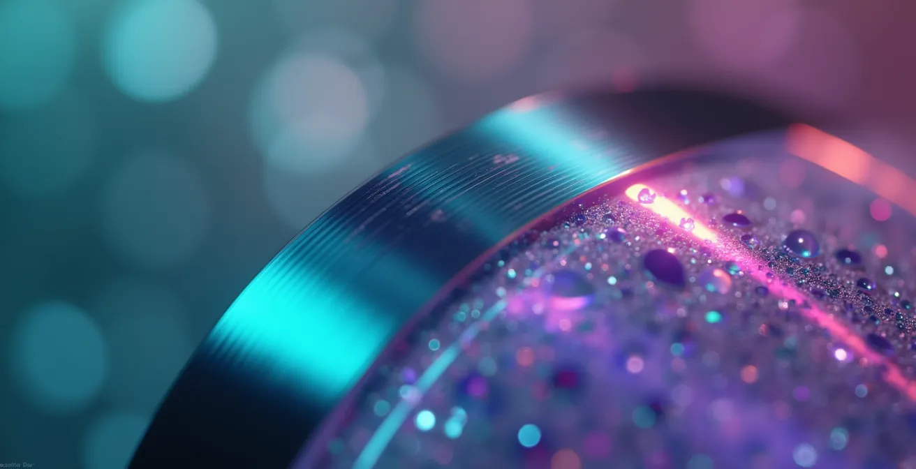 Détails techniques de verres pour forte myopie avec amincissement et traitements spéciaux